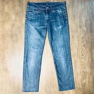 JOES JEANS The Brixton King 31 Men Dark Wash Jeans Size 31 Raw Hem